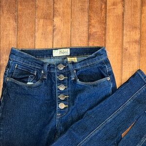 Hybrid & Company High Rise Skinny Blue Jeans